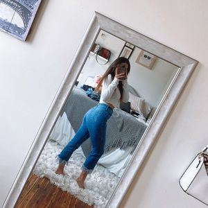 Topshop distressed ankle jeans👖